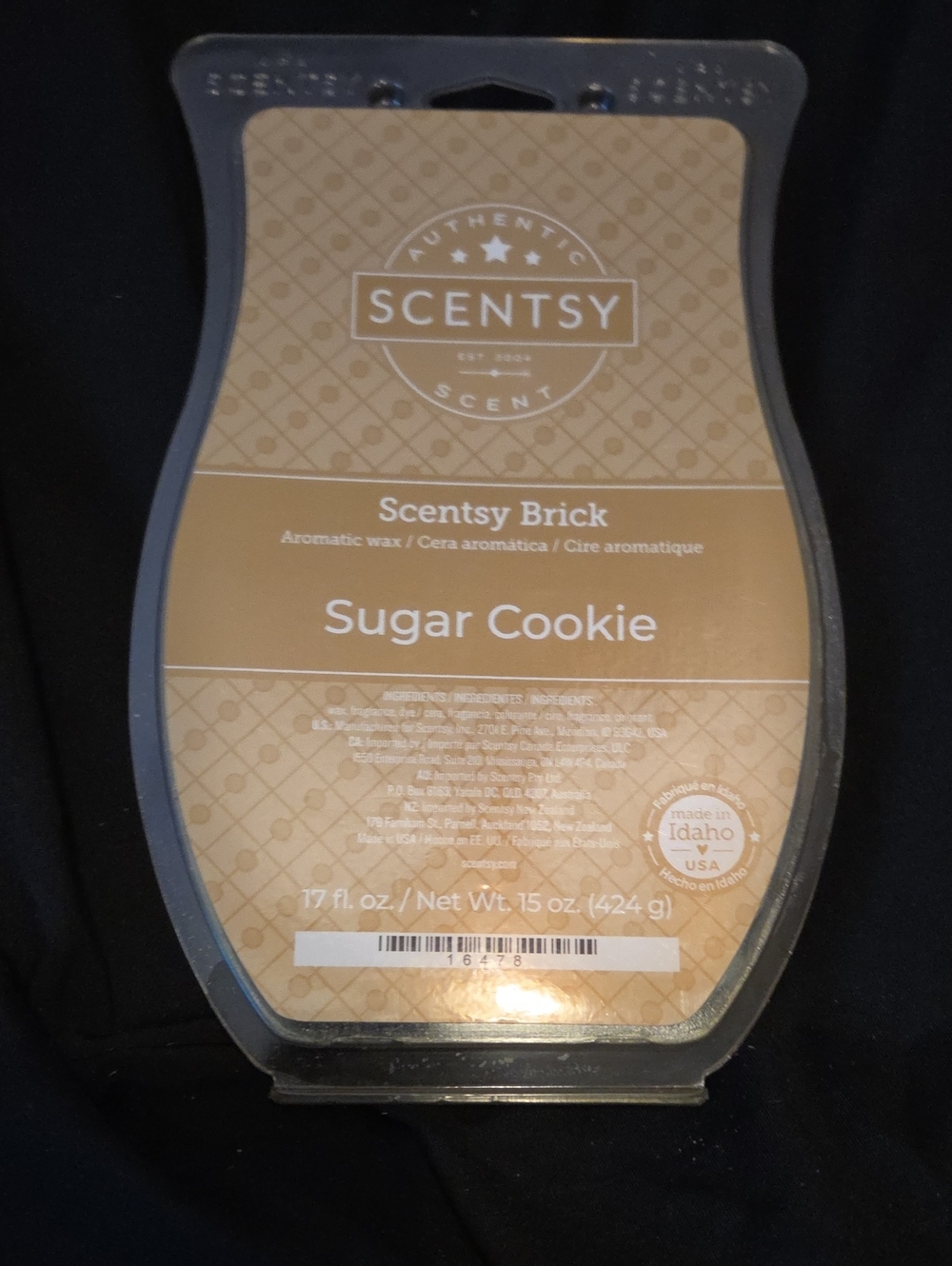 Scentsy Wax Brick - Sugar Cookie Scent
